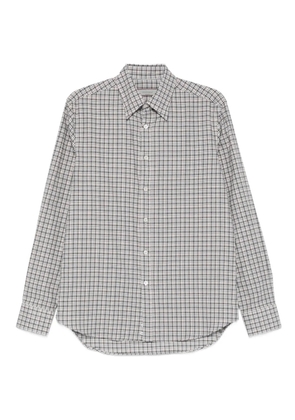 Canali checked cotton shirt - Grey