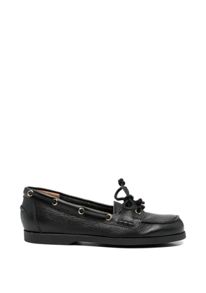 ATP Atelier Nesso lace-up boat shoes - Black