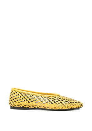 Proenza Schouler perforated ballerina flats - Yellow
