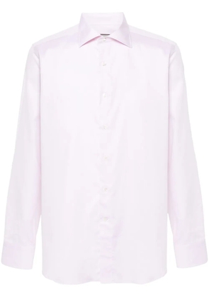 Canali jacquard shirt - Pink