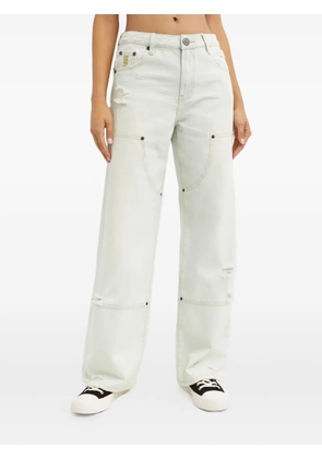 One Teaspoon distressed wide-leg jeans - Neutrals
