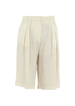 TWINSET pleated shorts - Neutrals