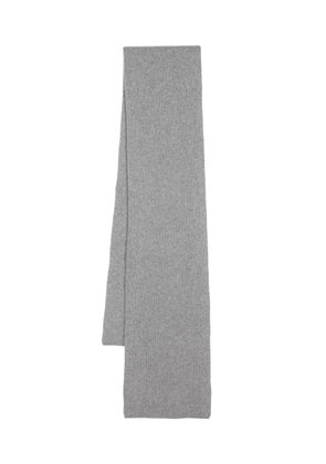 Canali ribbed-knit scarf - Grey