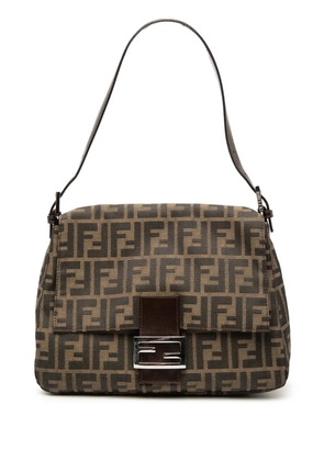 Fendi Pre-Owned 20th Century Zucca Canvas Mamma Forever shoulder bag - Brown