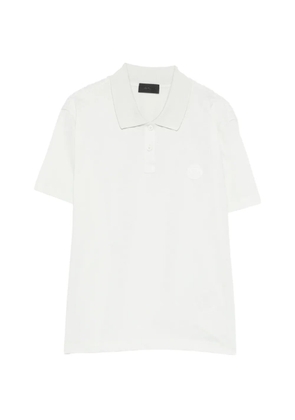 Moncler logo-patch polo top - Green