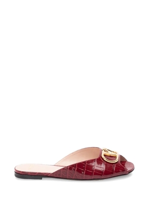 Valentino Garavani Vlogo signature flat sandals - Red