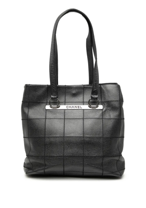 CHANEL Pre-Owned 2005-2006 Choco Bar Caviar tote bag - Black