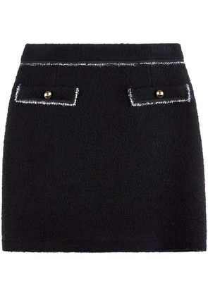 Fay bouclé mini skirt - Black