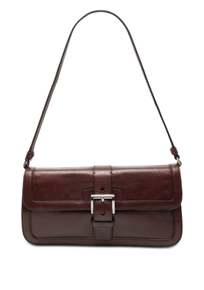 Prada Pre-Owned 2013-2025 Leather Vitello Daino Buckle Flap shoulder bag - Red