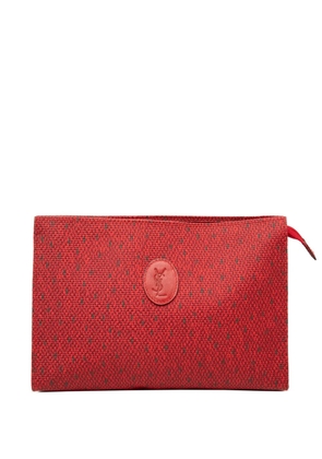 Saint Laurent Pre-Owned 2000-2010 Canvas clutch bag - Red