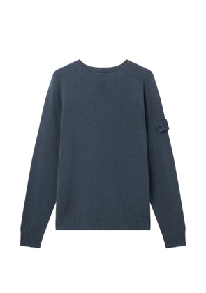 Stone Island patch crewneck sweater - Blue