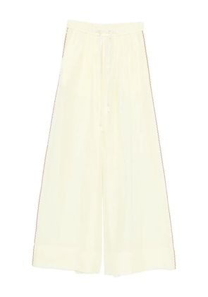 Forte Forte drawstring scalloped trousers - Neutrals