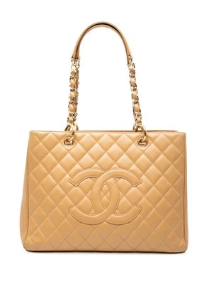 CHANEL Pre-Owned 2008-2009 Caviar Grand Shopping tote bag - Brown