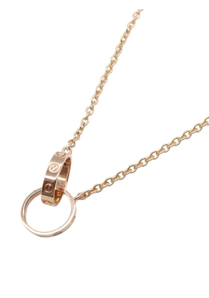 Cartier 2010-2025 18K Rose Gold Interlocking Love necklace - Pink