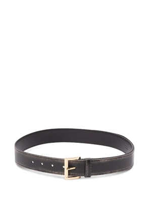 Prada buckle leather belt - Black