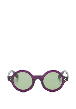 Lesca Saga round-frame sunglasses - Purple