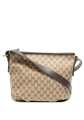Gucci Pre-Owned 2010-2020s GG canvas shoulder bag - Neutrals