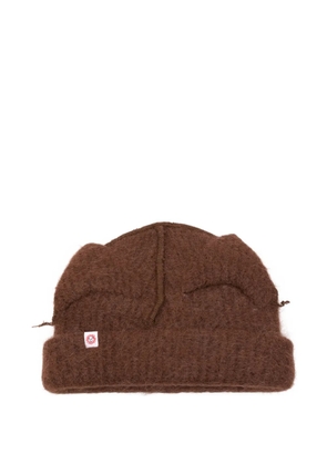 Charles Jeffrey Loverboy chunky ears beanie hat - Brown