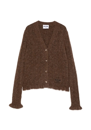 MOSCHINO JEANS buttoned cardigan - Brown