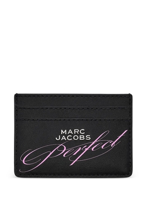 Marc Jacobs logo leather card case - Black
