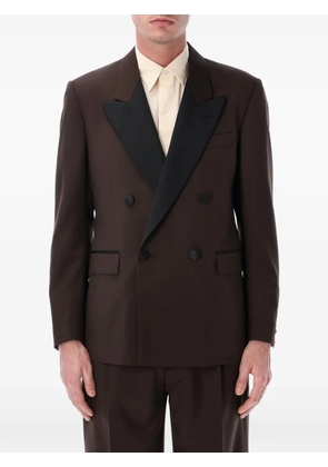 Lardini double-breasted jacket - Brown