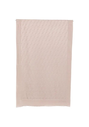 FENDI FF-motif scarf - Neutrals