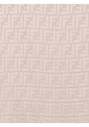 FENDI FF-motif scarf - Neutrals