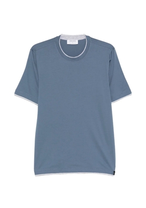 Gran Sasso trim-detail T-shirt - Blue