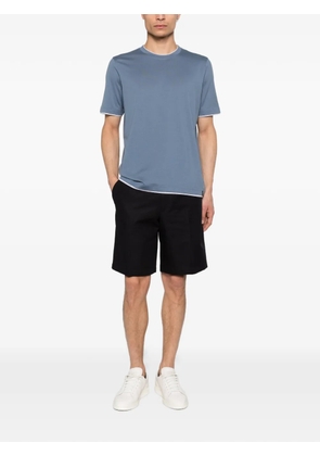 Gran Sasso trim-detail T-shirt - Blue