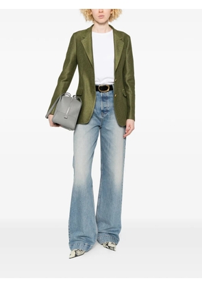 Tagliatore button-fastening blazer - Green