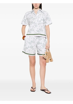 Robert Friedman floral shirt - White