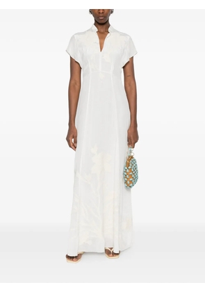 Forte Forte embroidered maxi dress - White