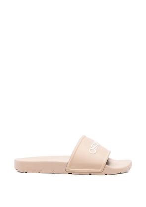 Off-White logo-detail flip flops - Neutrals