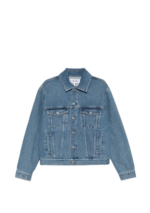 LOEWE button flap pocket jacket - Blue