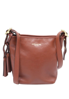 Coach small Town leather cross body bag - Brown
