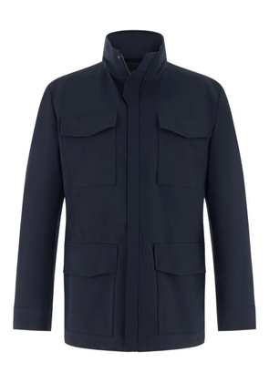 Boggi Milano laminated technical field jacket - Blue