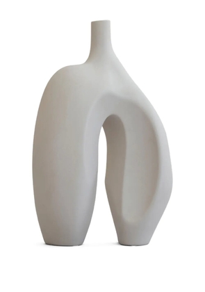 101 Copenhagen medium Ni abstract-shape vase (43cm x 21cm) - Neutrals