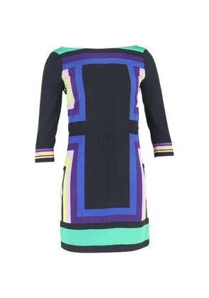 Diane Von Furstenberg Vintage block printed dress - Black