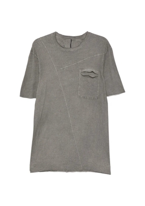 Masnada chest-pocket short-sleeve T-shirt - Grey