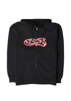 YARDSALE graphic-print hoodie - Black