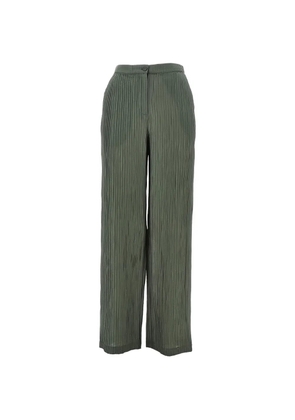 Emporio Armani button-fastening trousers - Green
