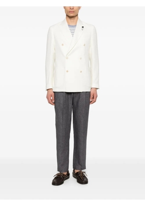 Lardini double-breasted blazer - Neutrals