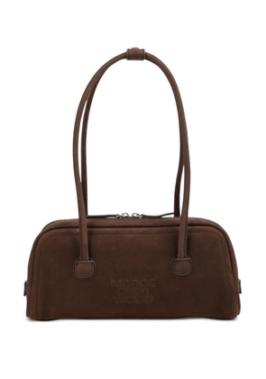 Marge Sherwood logo-detail nubuck shoulder bag - Brown