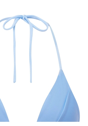 FAE SWIM Honey tie-fastening bikini top - Blue