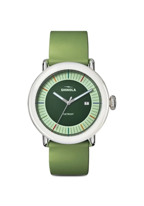 Shinola Detrola 41mm watch - Green