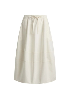Polo Ralph Lauren elasticated-waistband midi skirt - White