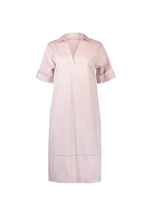 Peserico V-neck midi dress - Pink