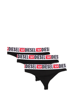 Diesel Ufst-Stars logo-print briefs (set of three) - Black