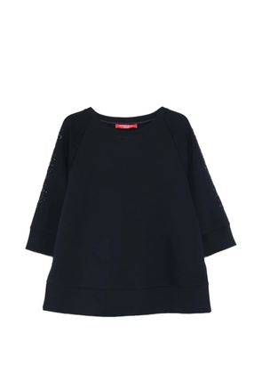 Marina Rinaldi embellished sweatshirt - Blue