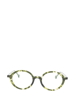 L.A. EYEWORKS Sakari round-frame glasses - Green